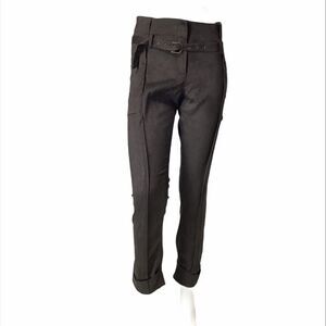 Joe’s Jeans Chocolate Brown The PANTS Poly Suede High Waist Cuff Pants 27